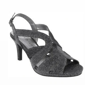 Karen Scott Womens Belindah
Metallic Slingback Sandals Gray Size 9.5M